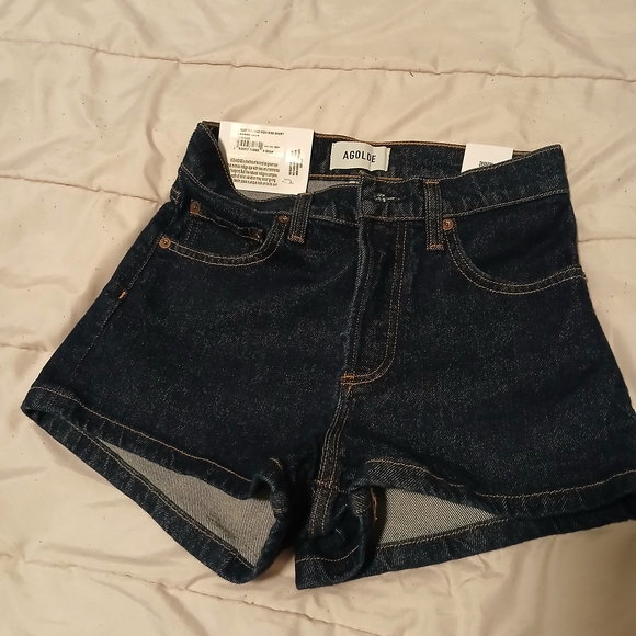 Agolde Pants - Agolde Women's Jean Shorts - Deep Indigo